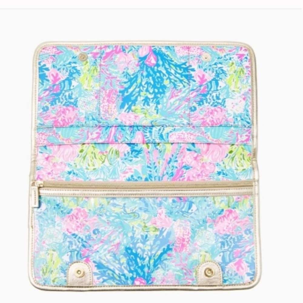 Lilly Pulitzer Colorful Travel Bag - Pink, Blue, Green